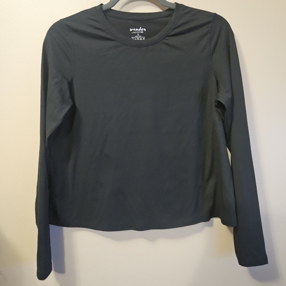 Wander By Hotties Women's Size S Black Longsleeve Top